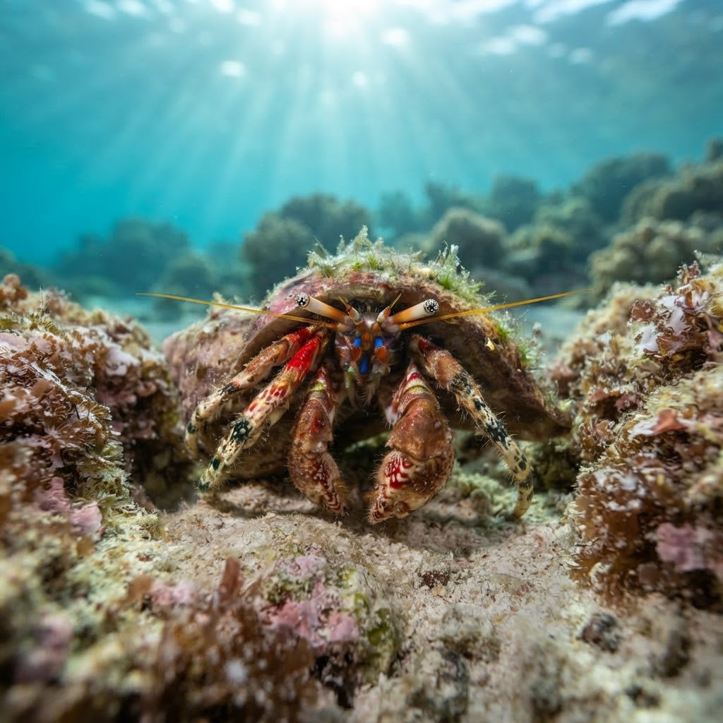 Pretty Hermit Crab