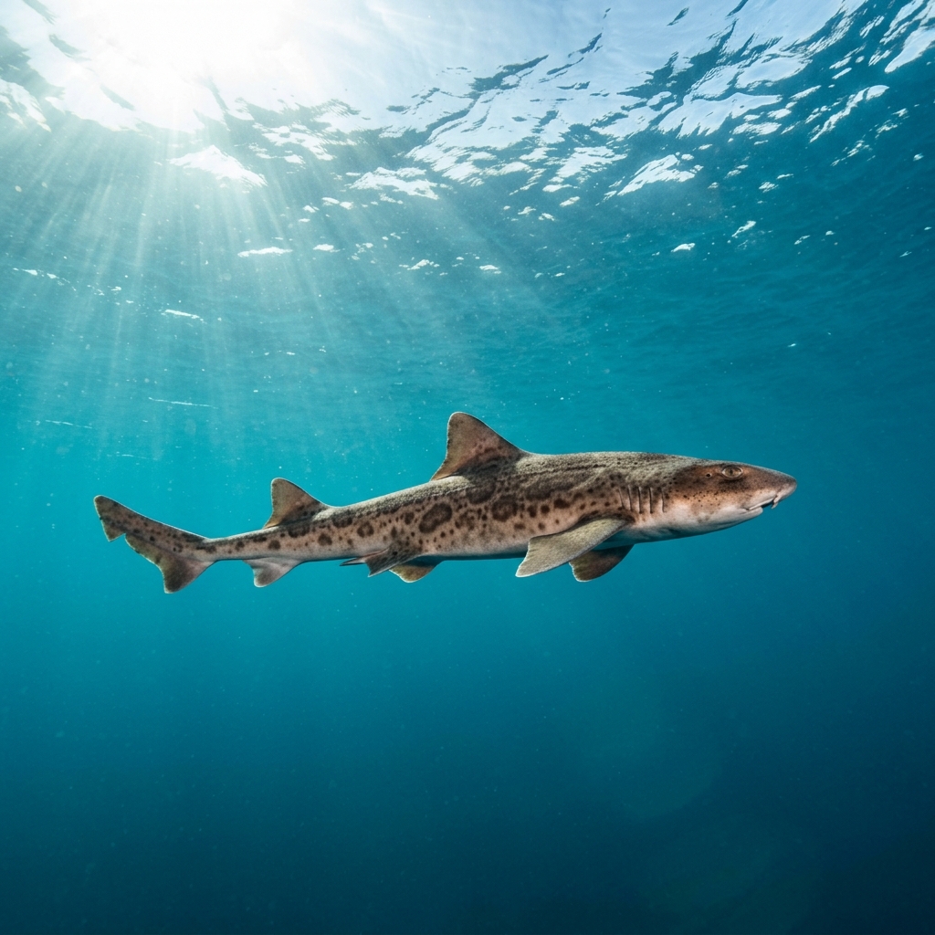 Catshark (Scyliorhinidae spp.) cruising through the ocean