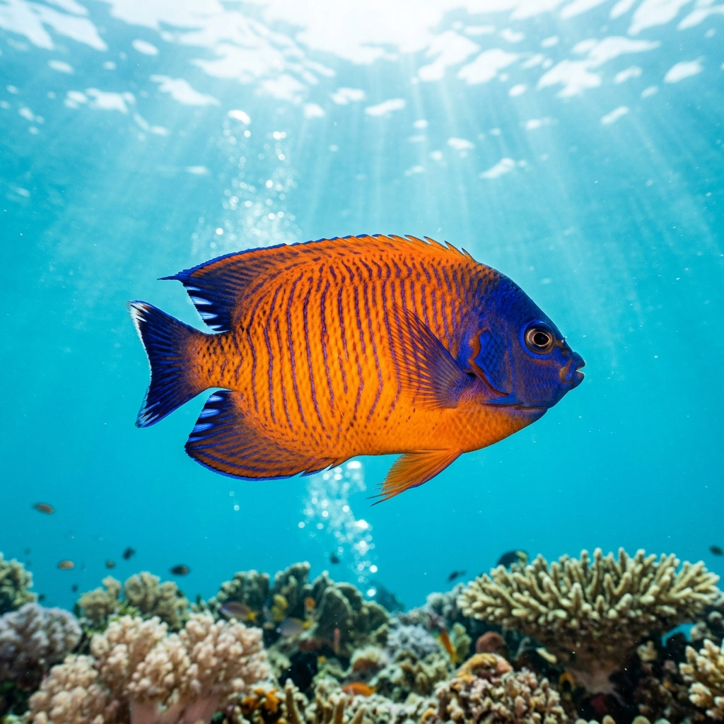 Twospined Angelfish