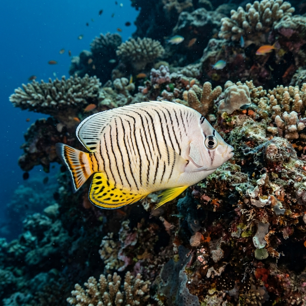 Multibarred Angelfish