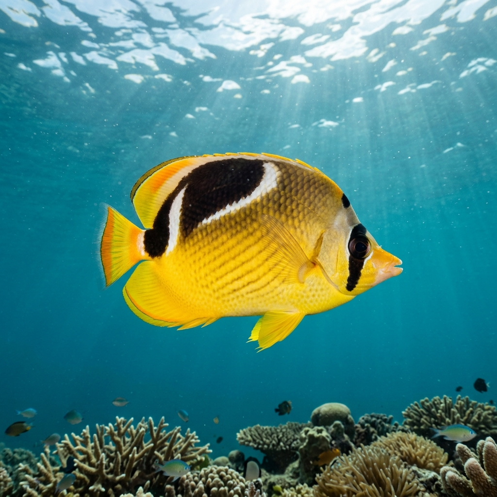 Saddled Butterflyfish