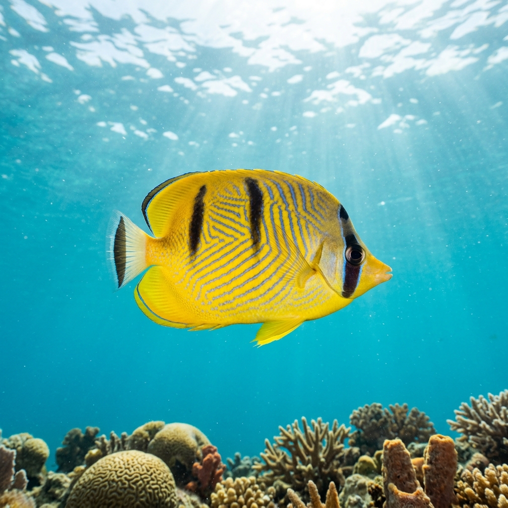 Bluecheek Butterflyfish