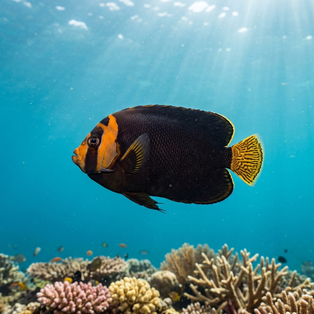 Black Velvet Angelfish