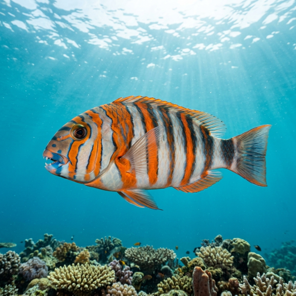Harlequin Tuskfish