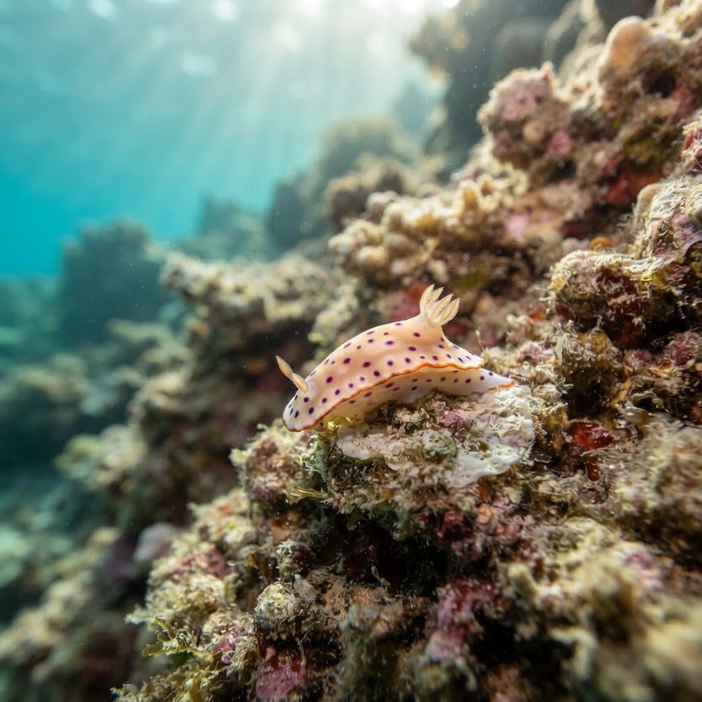 Purple Spotted Nudibranch