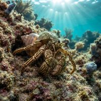 Striped Hermit Crab