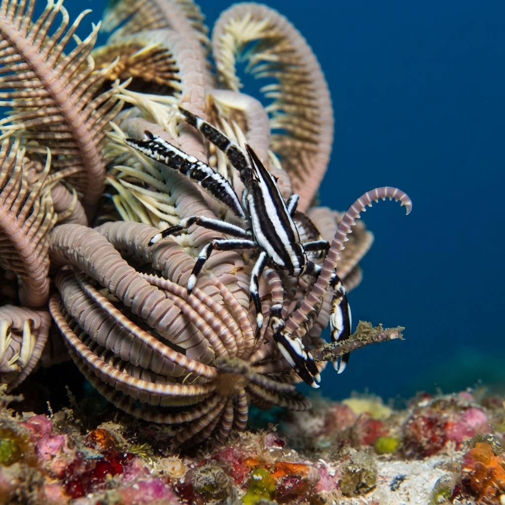 Crinoid Squat Lobster