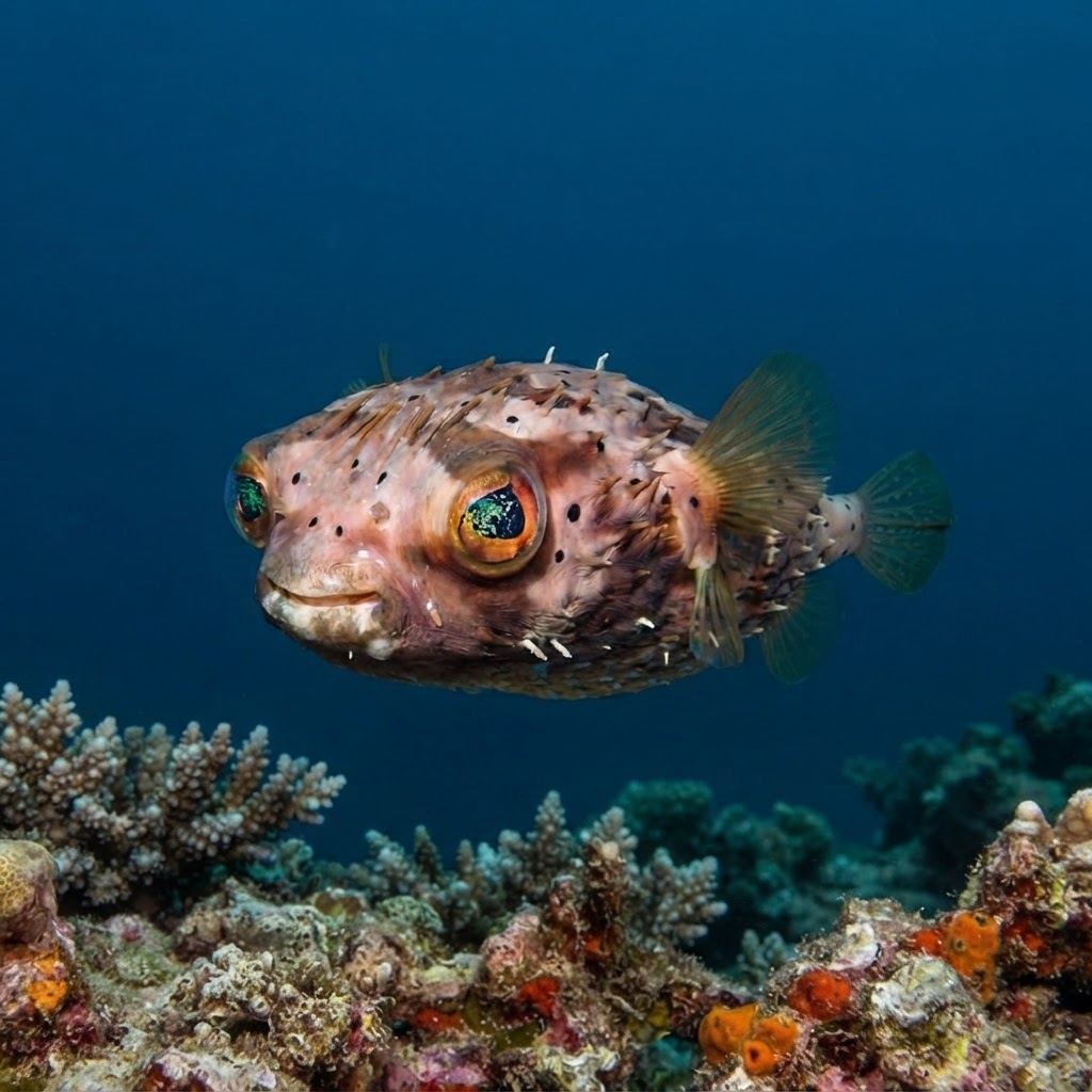 Long-spine Porcupinefish