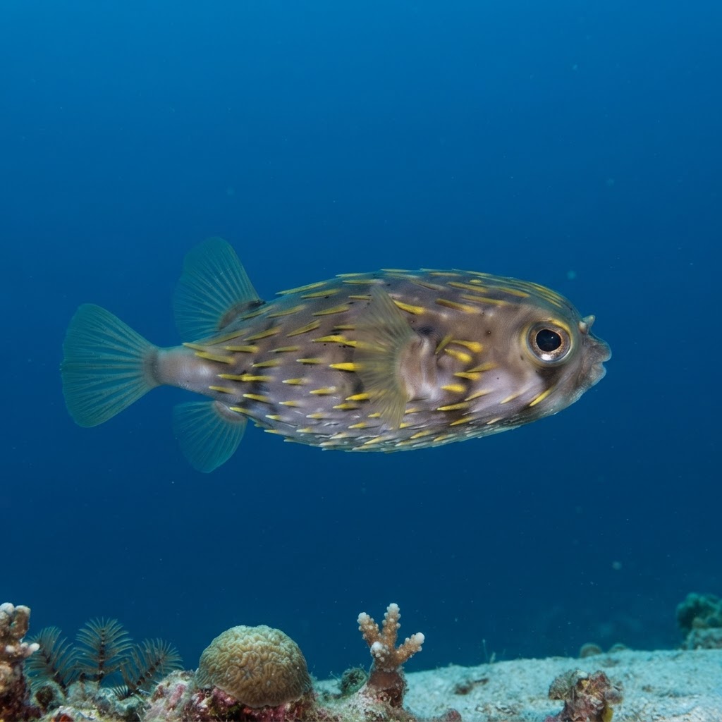 Slender-spined Porcupine Fish