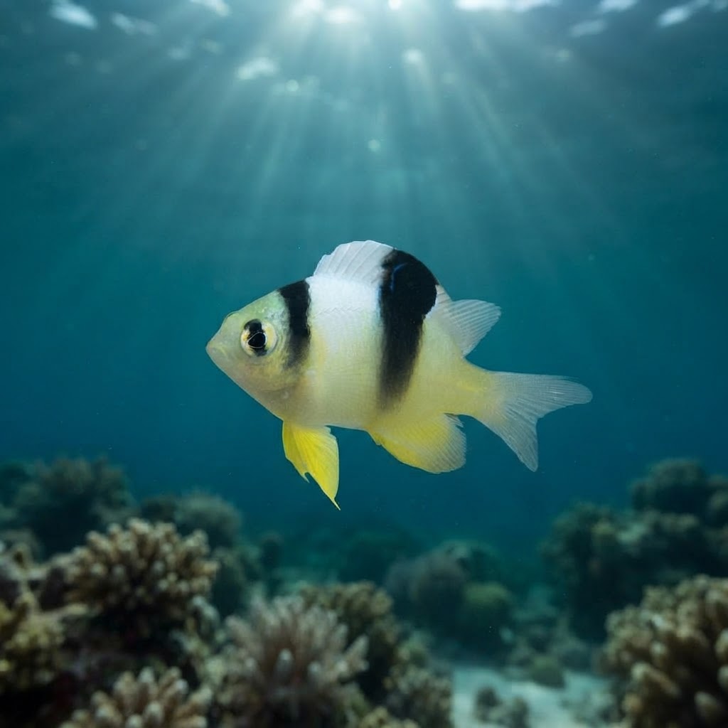 White Damselfish