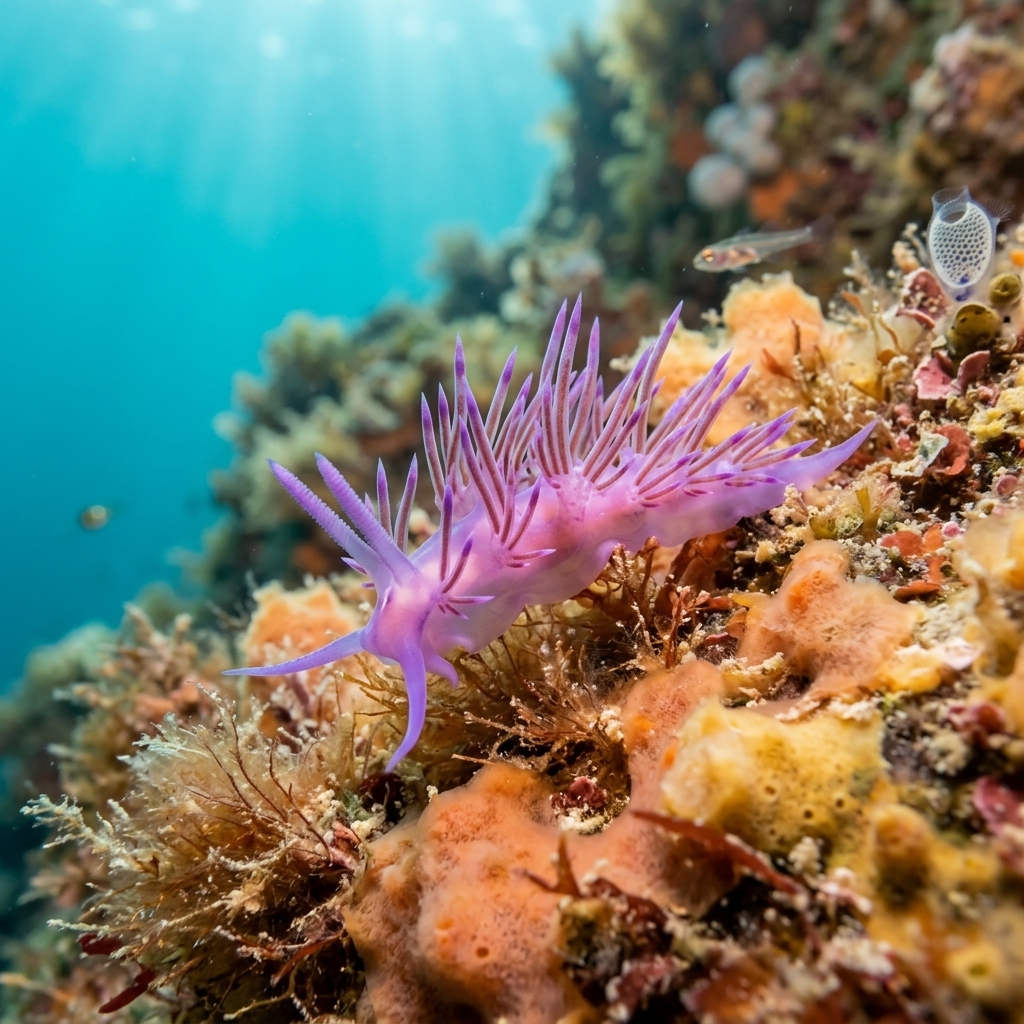 Mediterranean Violet Aeolid