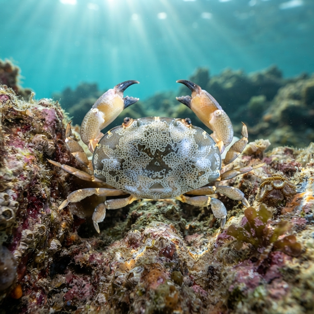 Floral Egg Crab