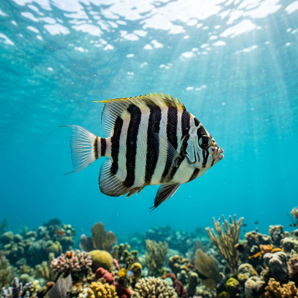Zebra Angelfish