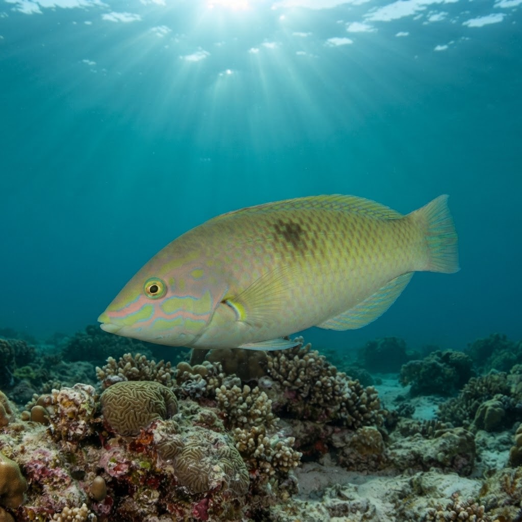 Green-spotted Wrasse