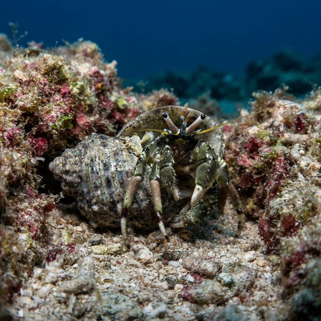 Hidden Hermit Crab