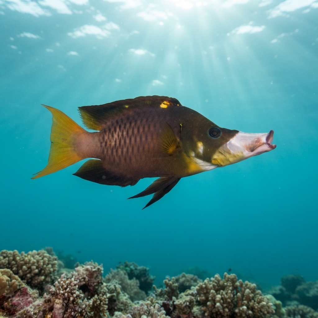 Latent Slingjaw Wrasse