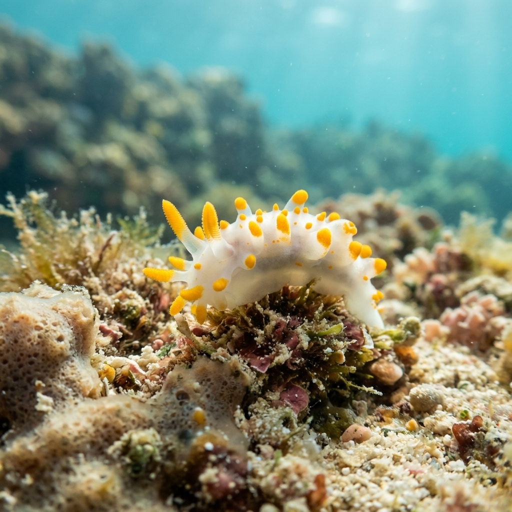 Orange-clubbed Nudibranch