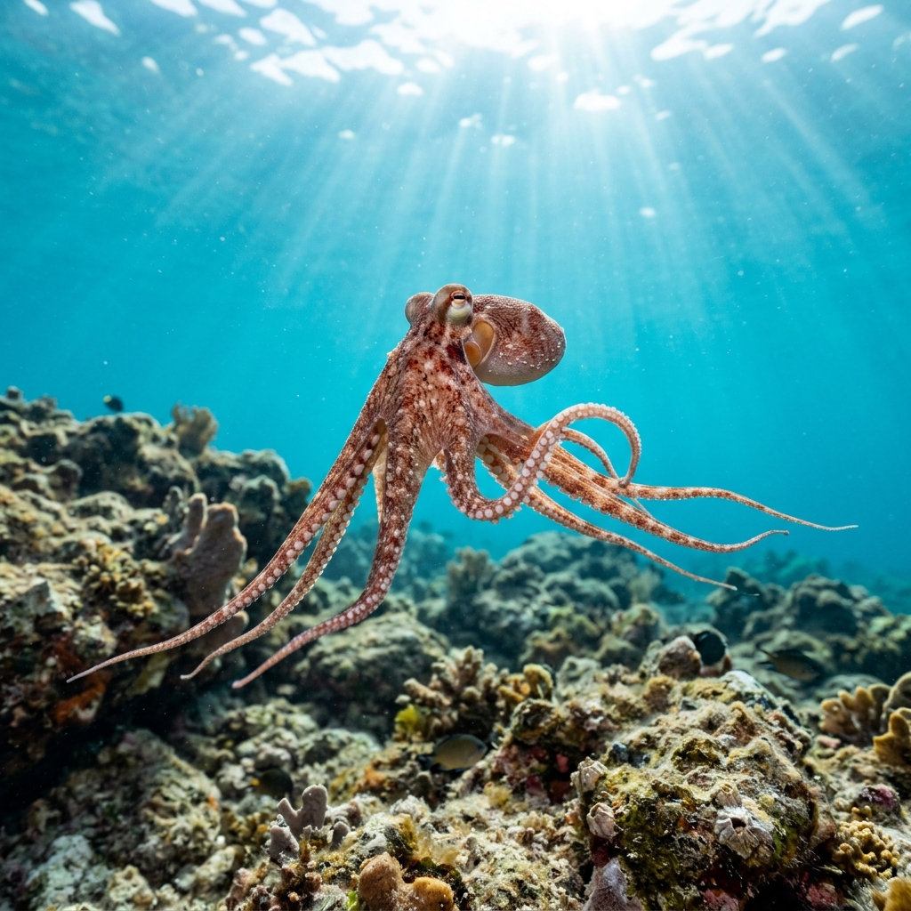 Atlantic Longarm Octopus