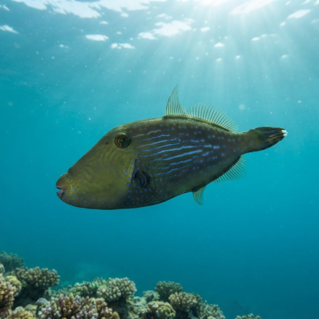 Blue-lined Leatherjacket