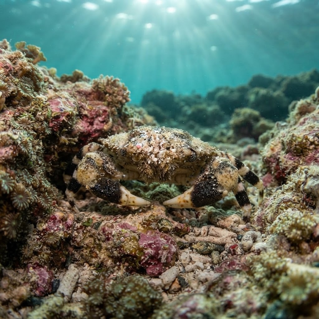 Banded Clinging Crab