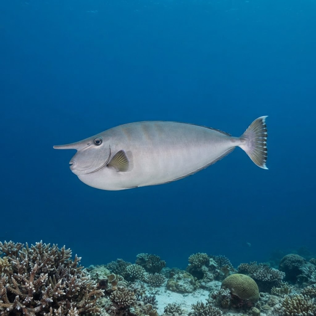 White Margin Unicornfish