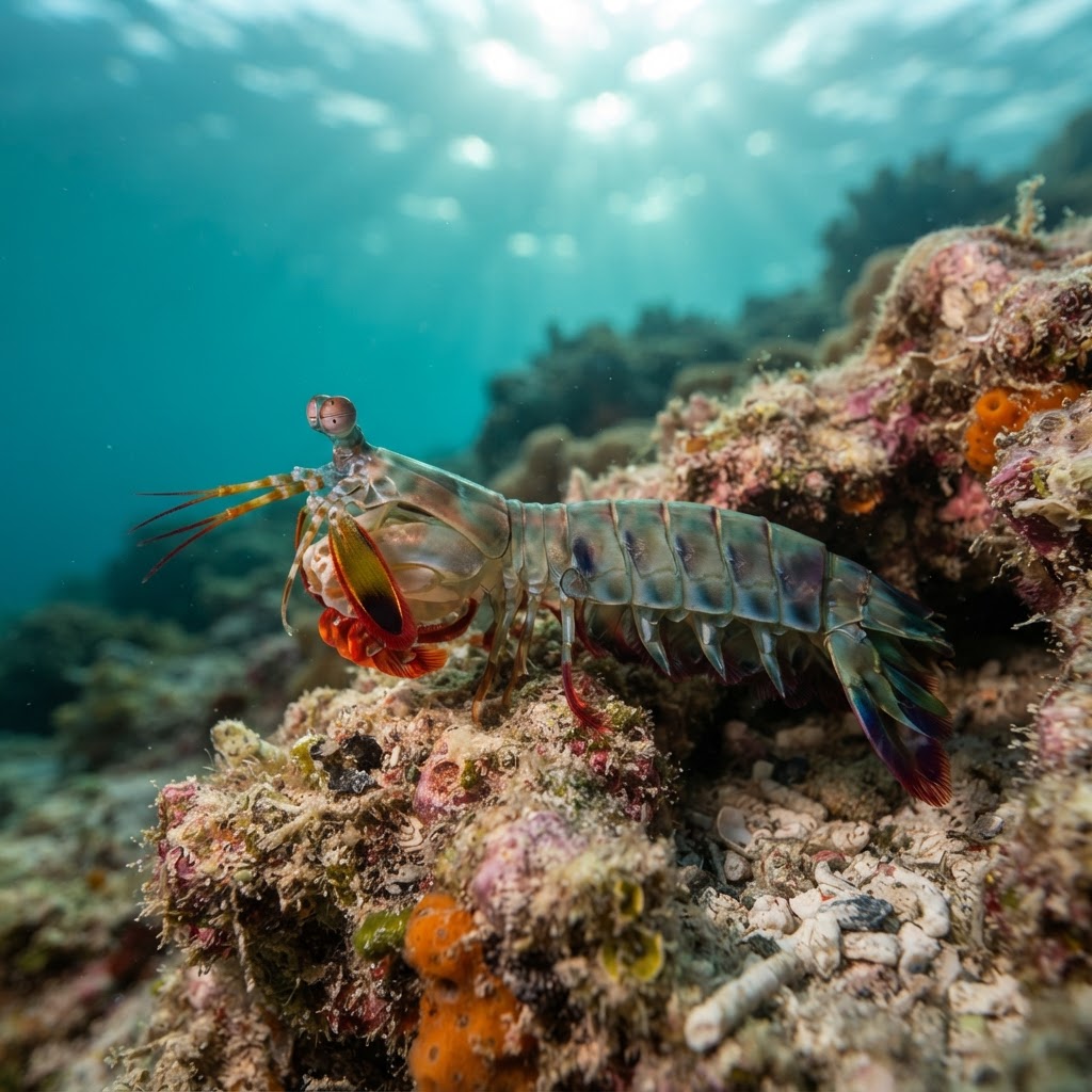 Keel Tail Mantis Shrimp