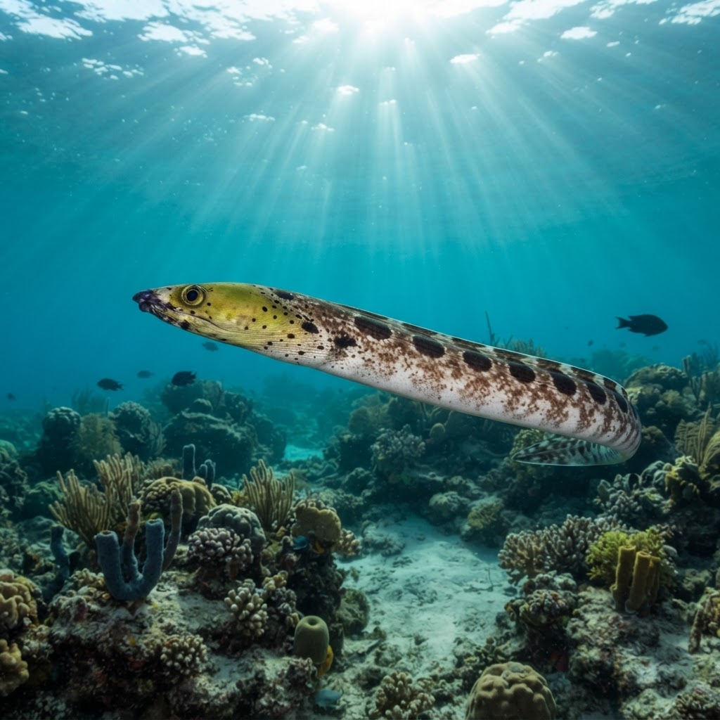 Highfin Snake Eel