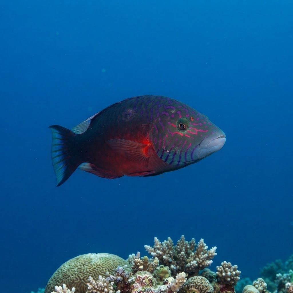 Cheeklined Maori Wrasse