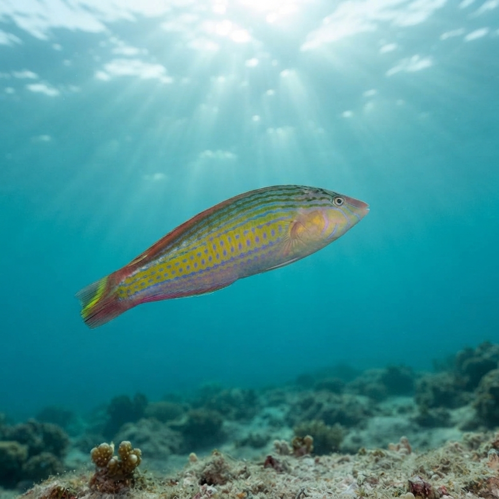 Painted Rainbow Wrasse