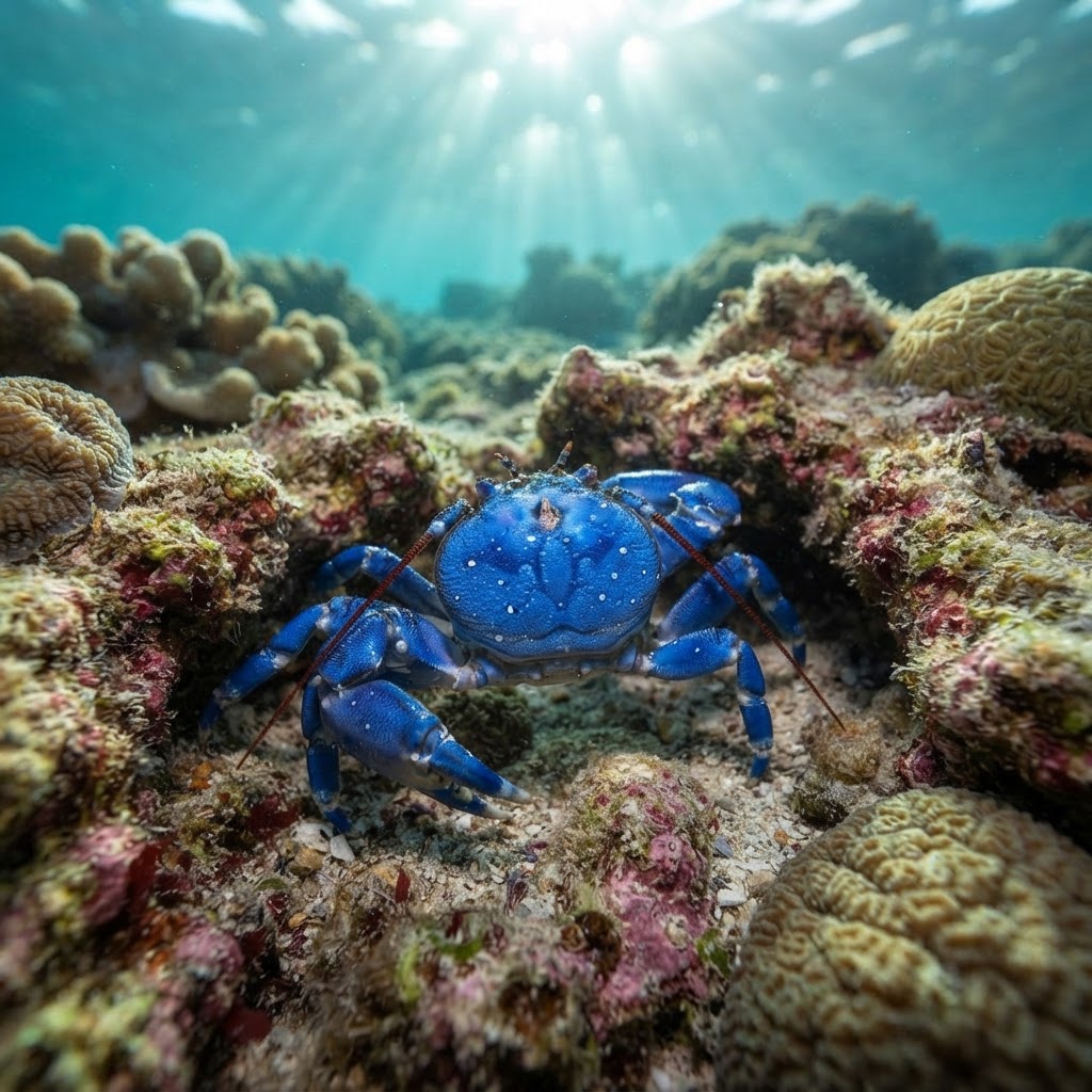 Flat Porcelain Crab