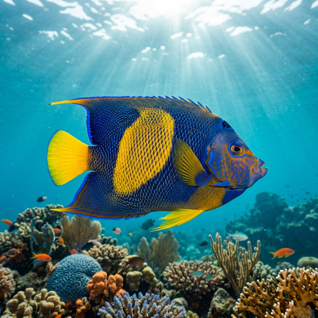 Yellowbar Angelfish