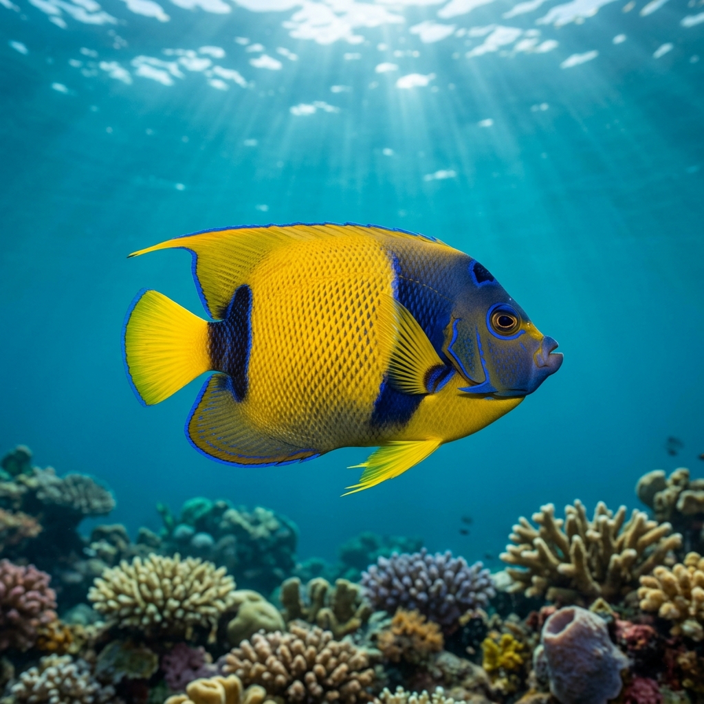 Bluegirdled Angelfish