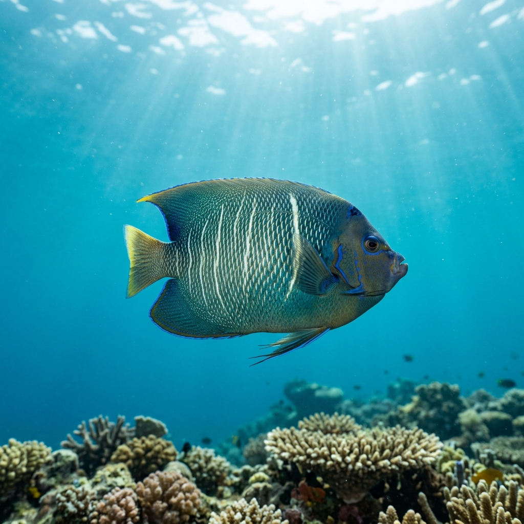 Semicircle Angelfish