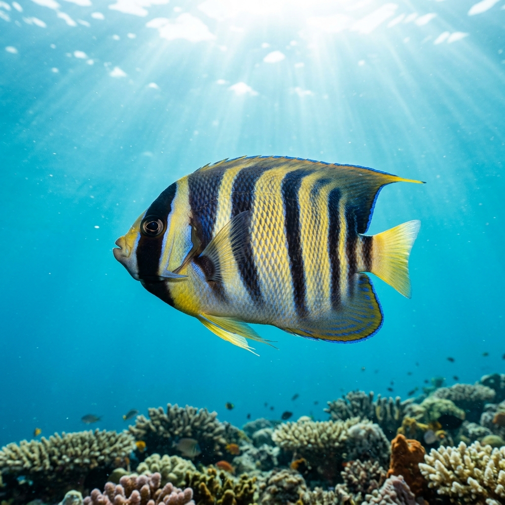 Sixbanded Angelfish
