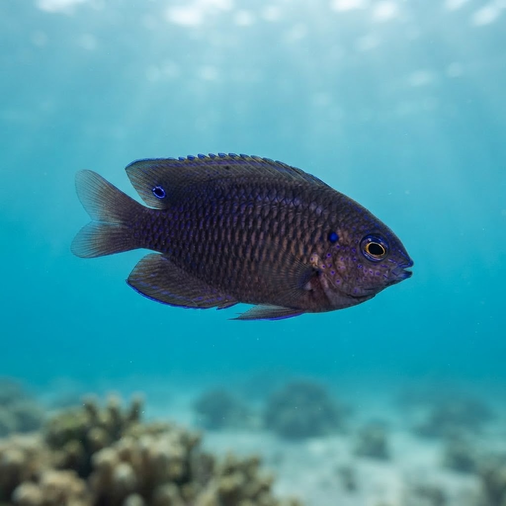 Wedgespot Damselfish