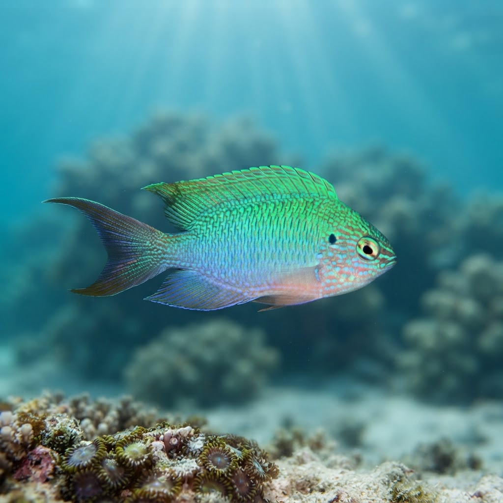 Peacock Damselfish