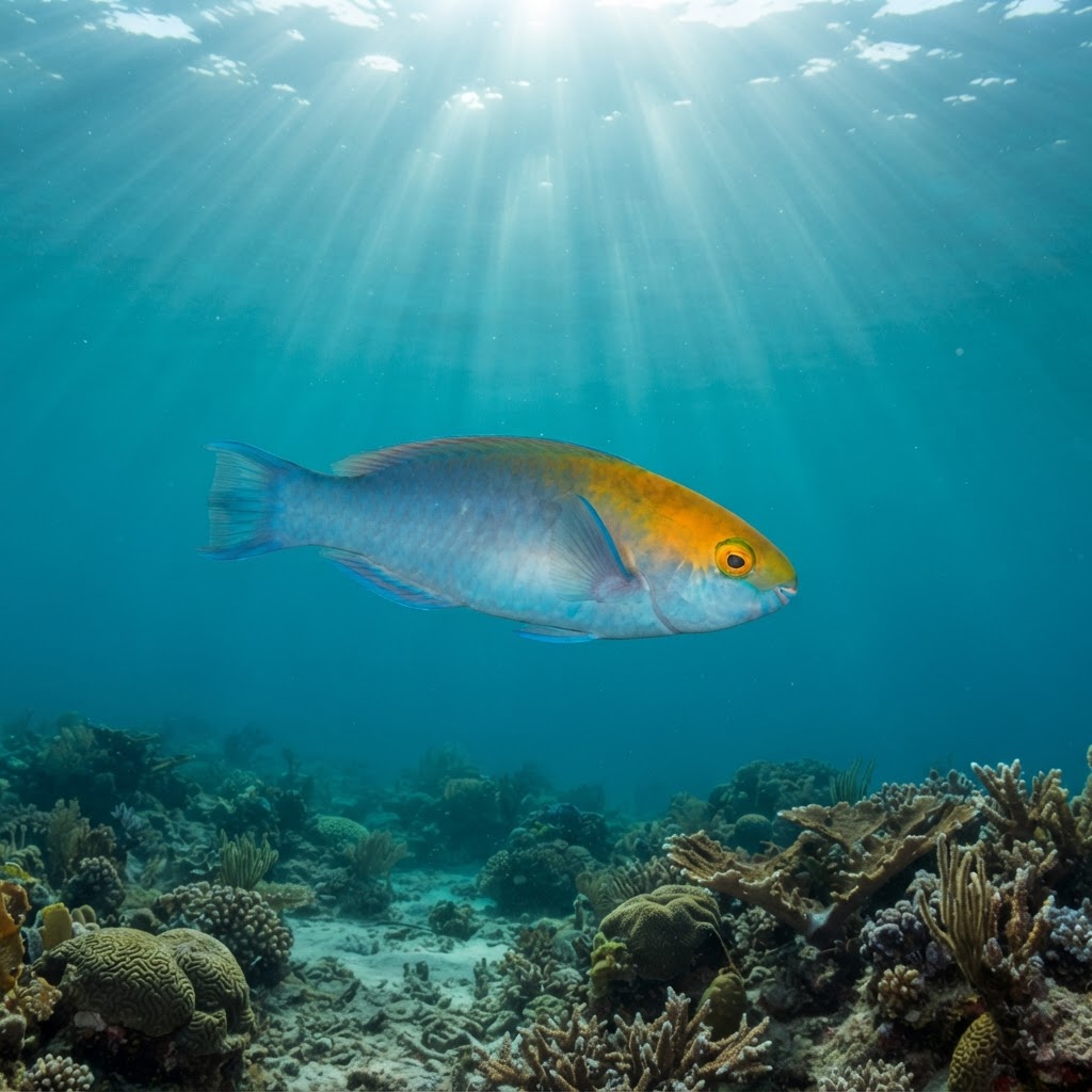 Blue Parrotfish