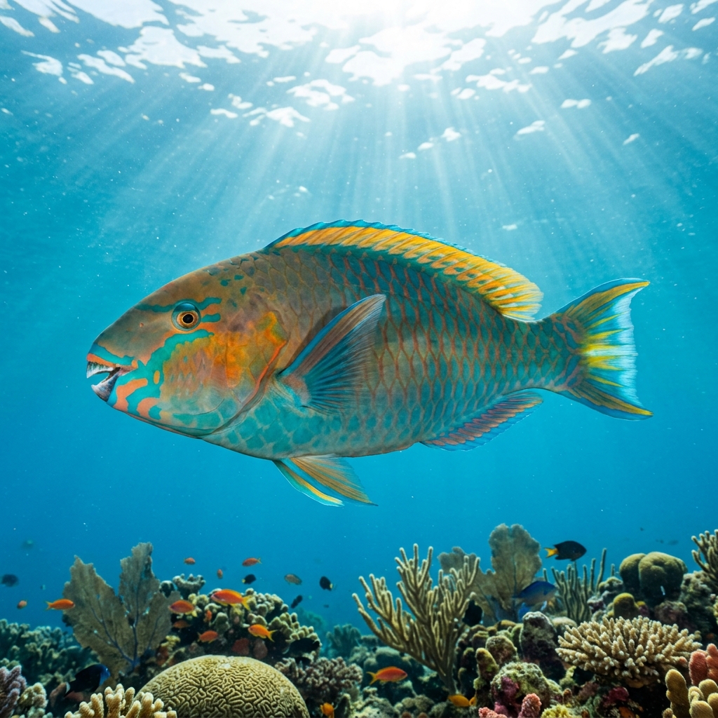 Rainbow Parrotfish