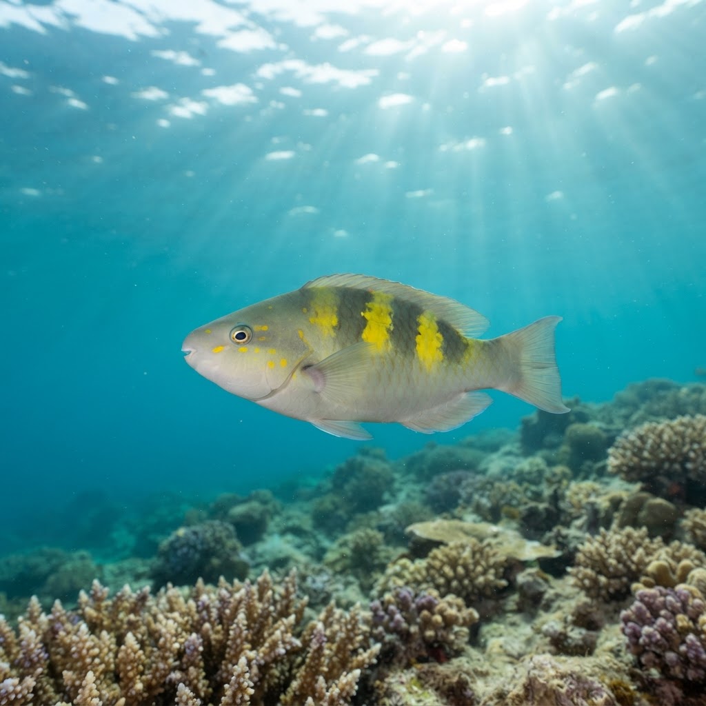 Fivesaddle Parrotfish