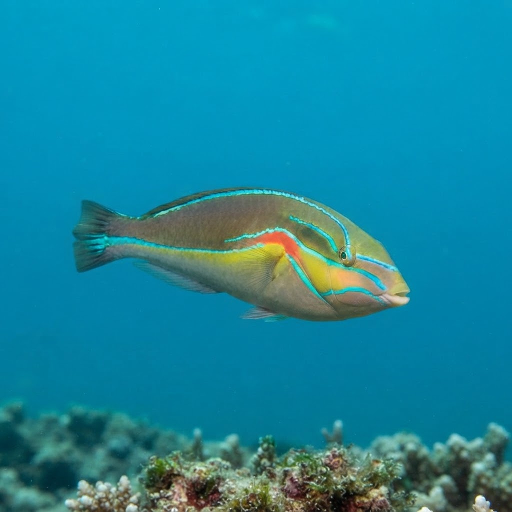 Red Shoulder Wrasse