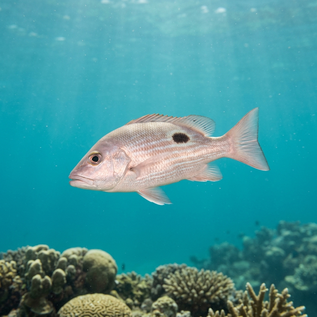 Underwater photograph of a juvenile Red Snapper