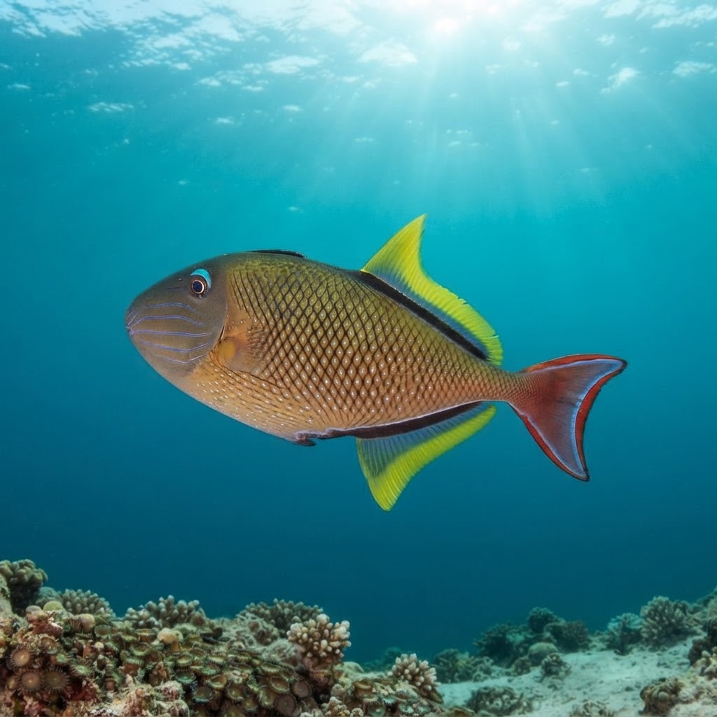 Redtail Triggerfish