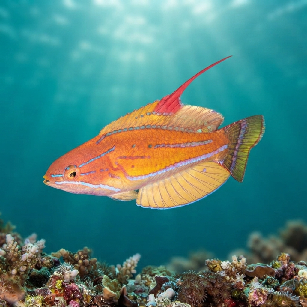 Yellowfin Flasher Wrasse