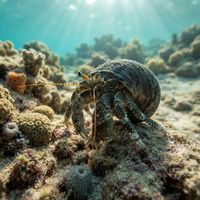 Zebra Hermit Crab